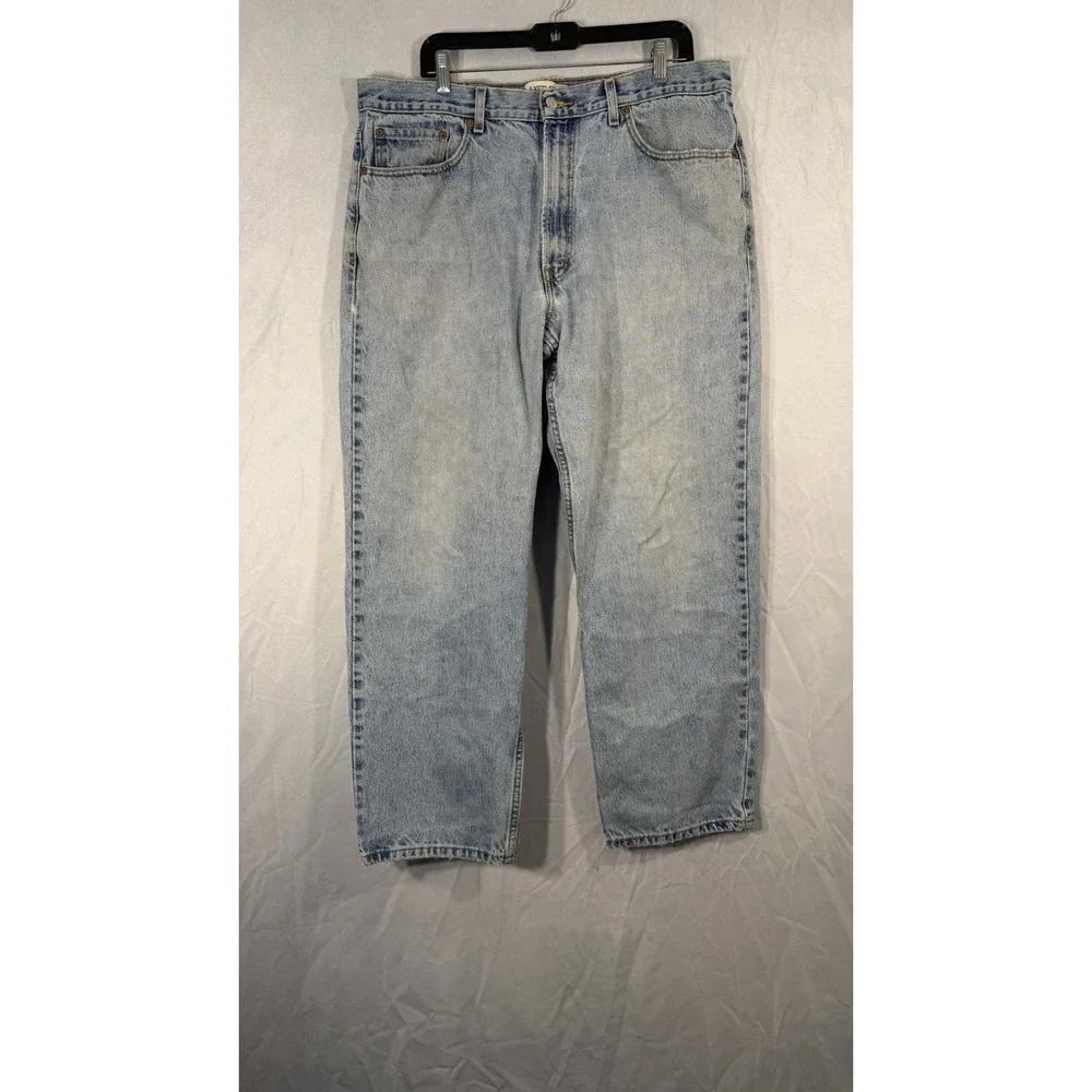 Levi's Jeans Mens 38x30 550 Blue Demin Relaxed Fit Light‎ Wash